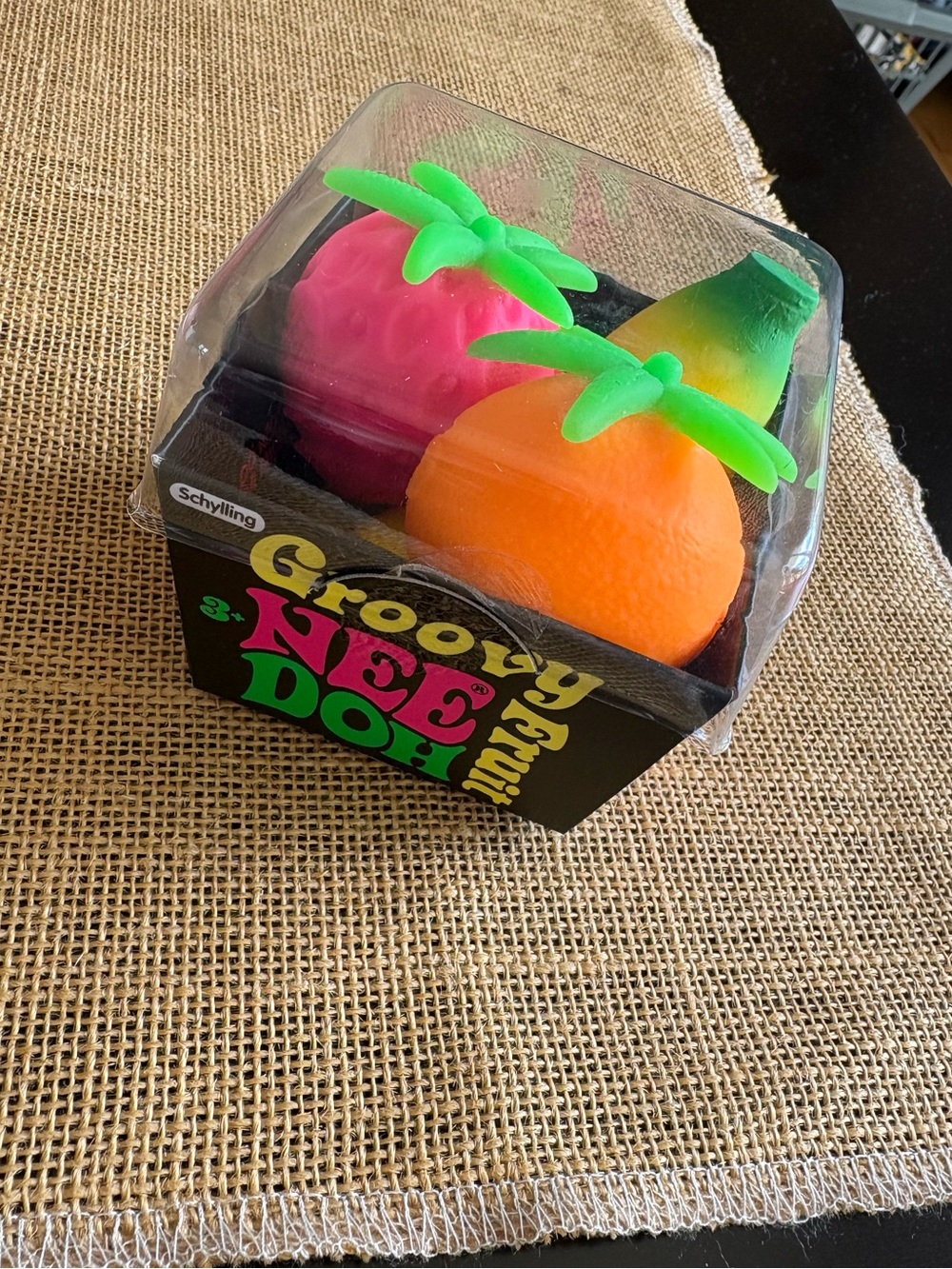 Needoh Groovy Fruit Basket Schylling Sensory Toy